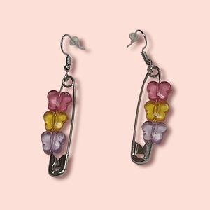 Kawaii Safery Pin Earrings